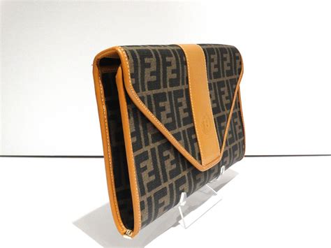 black fendi clutch bag|vintage Fendi envelope clutch.